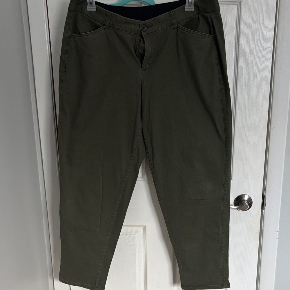Lane Bryant Men's Dark Green Chinos